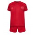 Denemarken Babykleding Thuisshirt Kinderen WK 2022 Korte Mouwen (+ korte broeken)